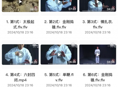 在小红书上花了199买来的八段锦,太极拳教学合集